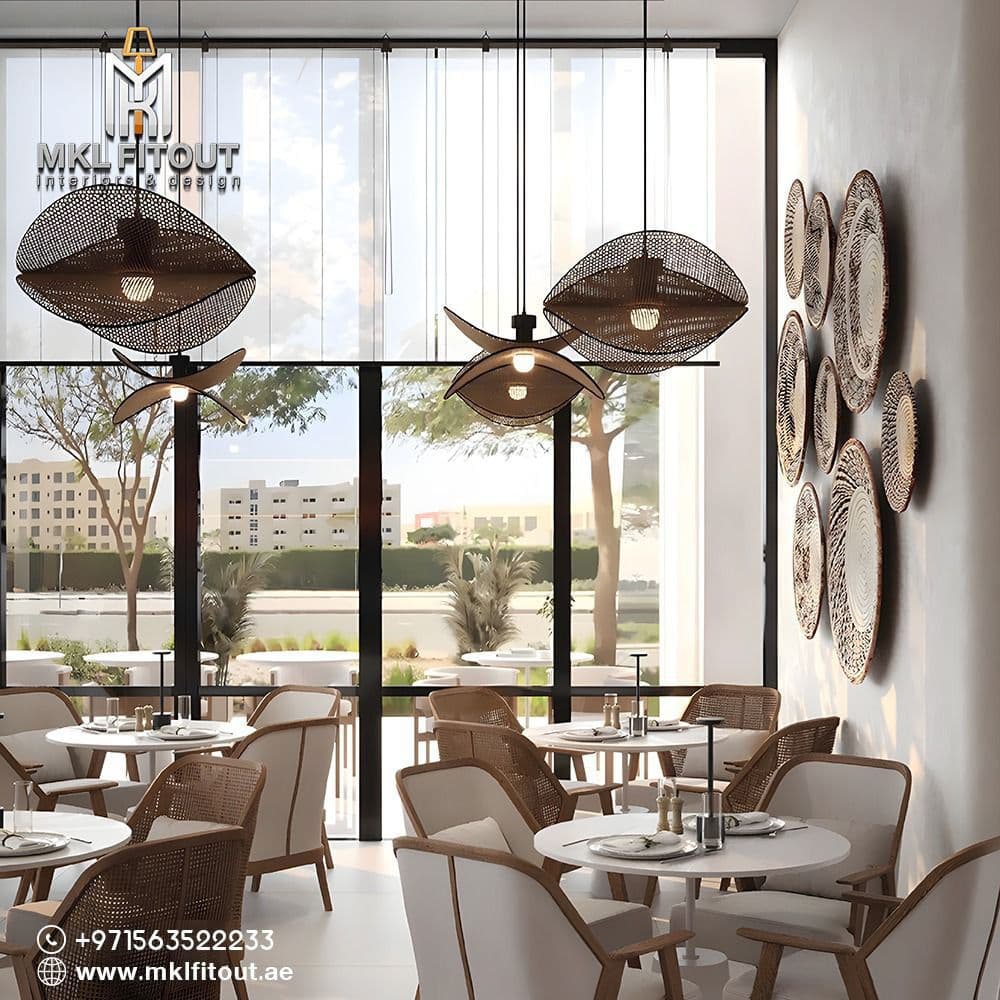 Beautiful modern restaurant interior