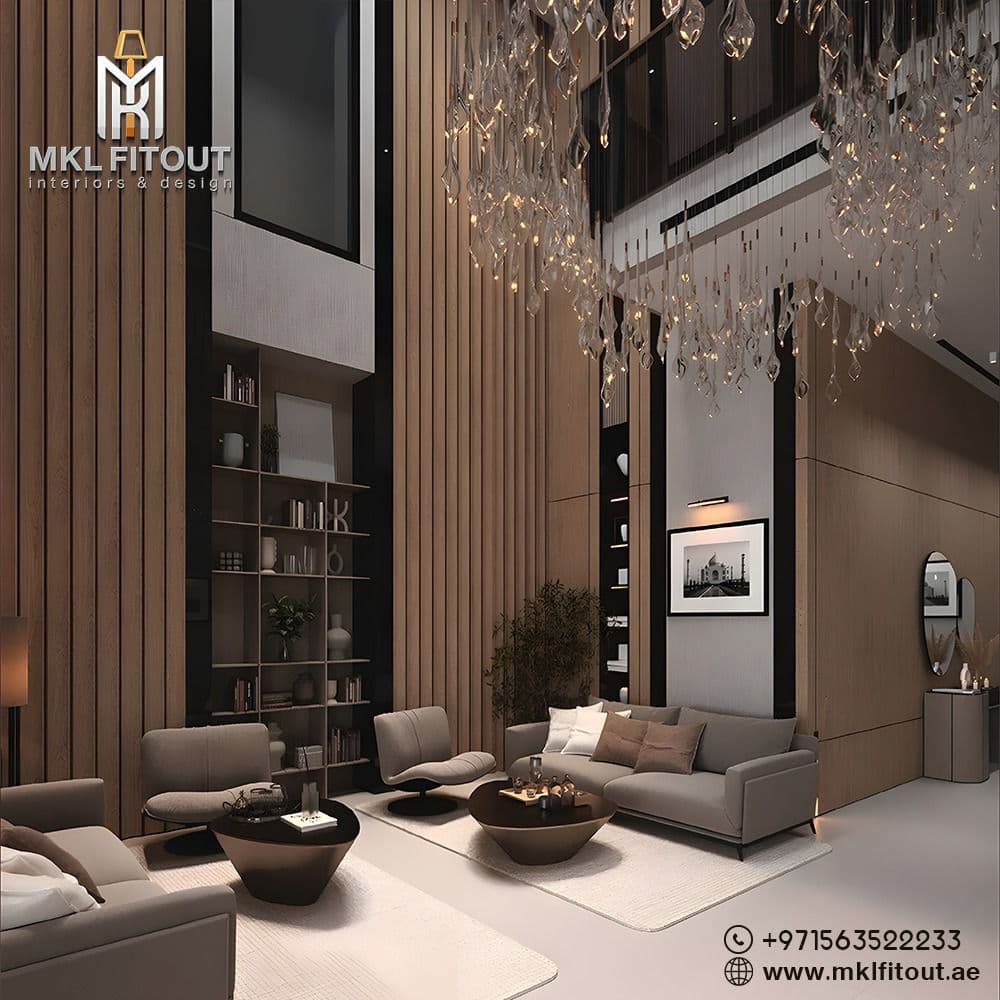 Elegant living room with sophisticated design