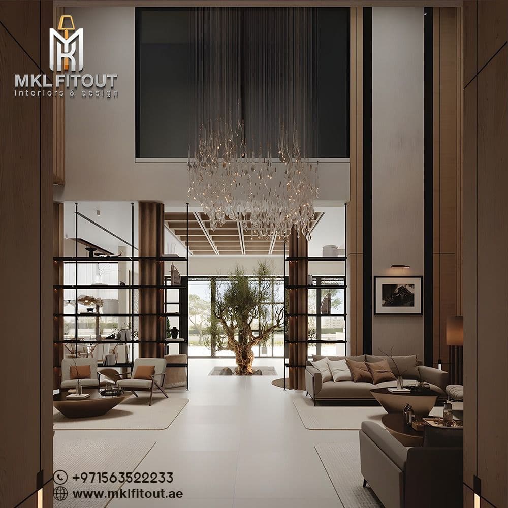 Modern hotel reception design